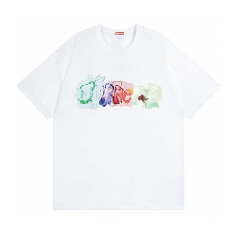Supreme Watercolor Tee – White