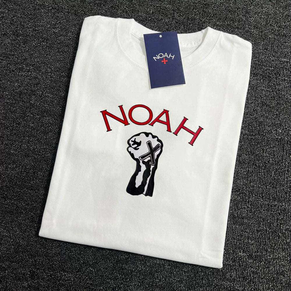NOAH RTCC拳头美式潮牌夏季重磅纯棉百搭宽松情侣圆领短袖T恤男女
