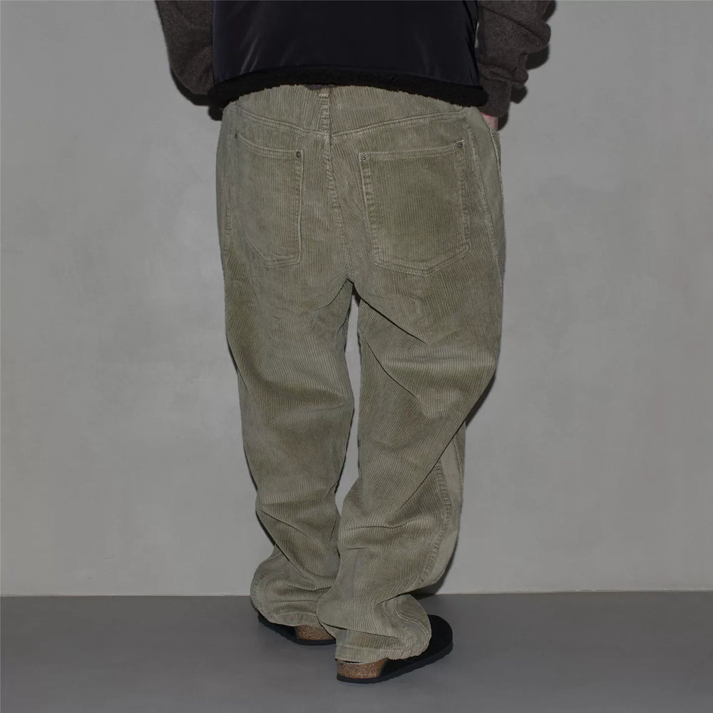 GcBrand Lab AW25 复古主题元素 手工磨烂细节 水洗 灯芯绒休闲裤