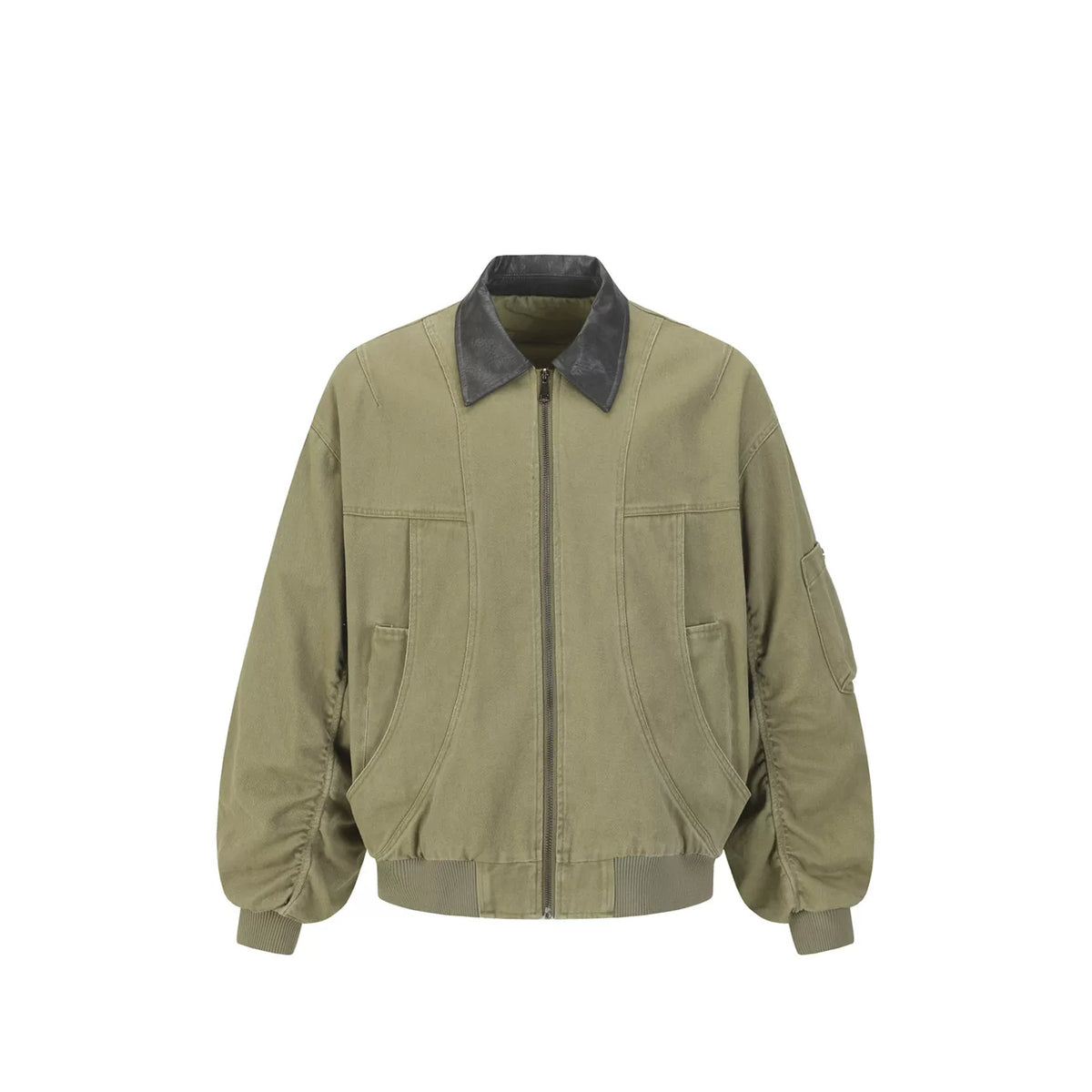 GcBrand Lab Jacket AW25 日系复古休闲宽松水洗做旧工装夹克上衣
