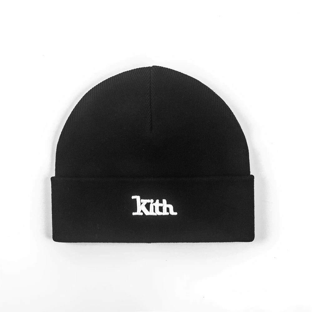 KITH Embroidered Cold Hat Trendy Brand Knitted Hat Autumn/Winter New Couple Men's and Women's Knitted Hat Warm and Versatile Casual Pure Cotton