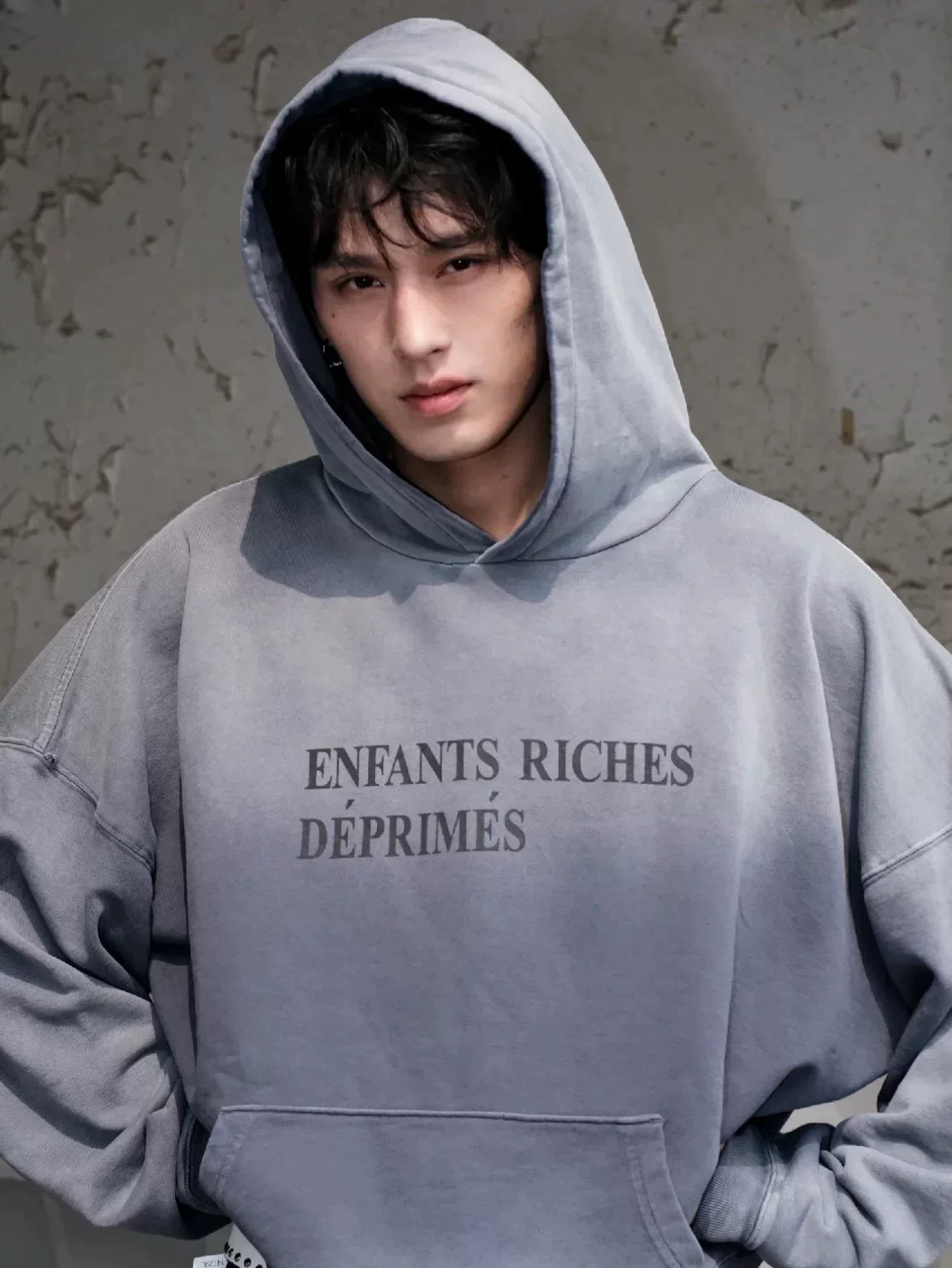 ERD's melancholic Celebrity Gradient Wash Fleece Hoodie