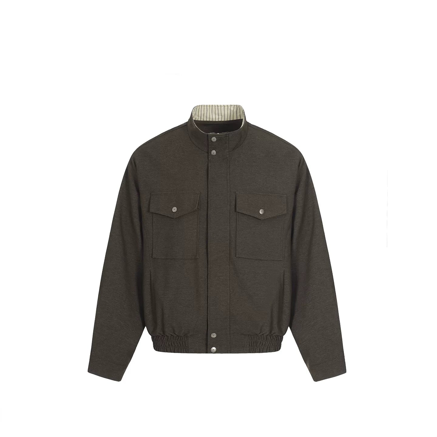 GcBrand Lab Jacket SS26 Retro themed elements, large pocket design, stand up collar jacket jacket jacket