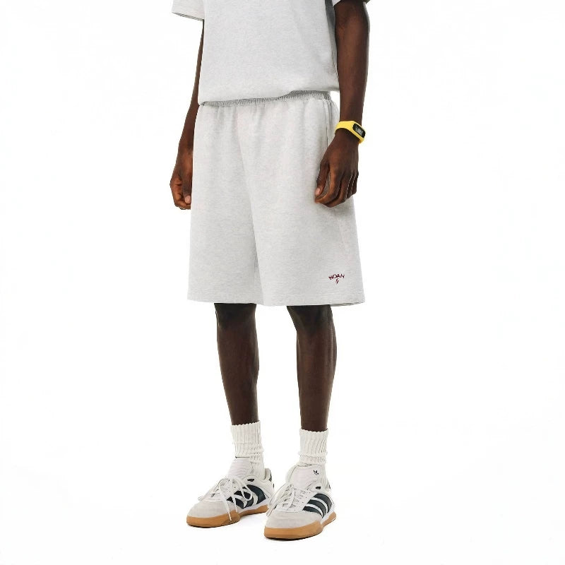 NOAH MARS American casual fashion brand lightning embroidery small label shorts men's sports and casual style five quarter pants