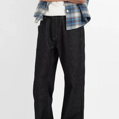 NOAH MARS American casual vintage style 13.5oz. hand sewn original cow micro flared jeans retro pants