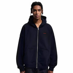 NOAH MARS autumn new product waves American casual hooded sweatshirt wool trendy zipper jacket men