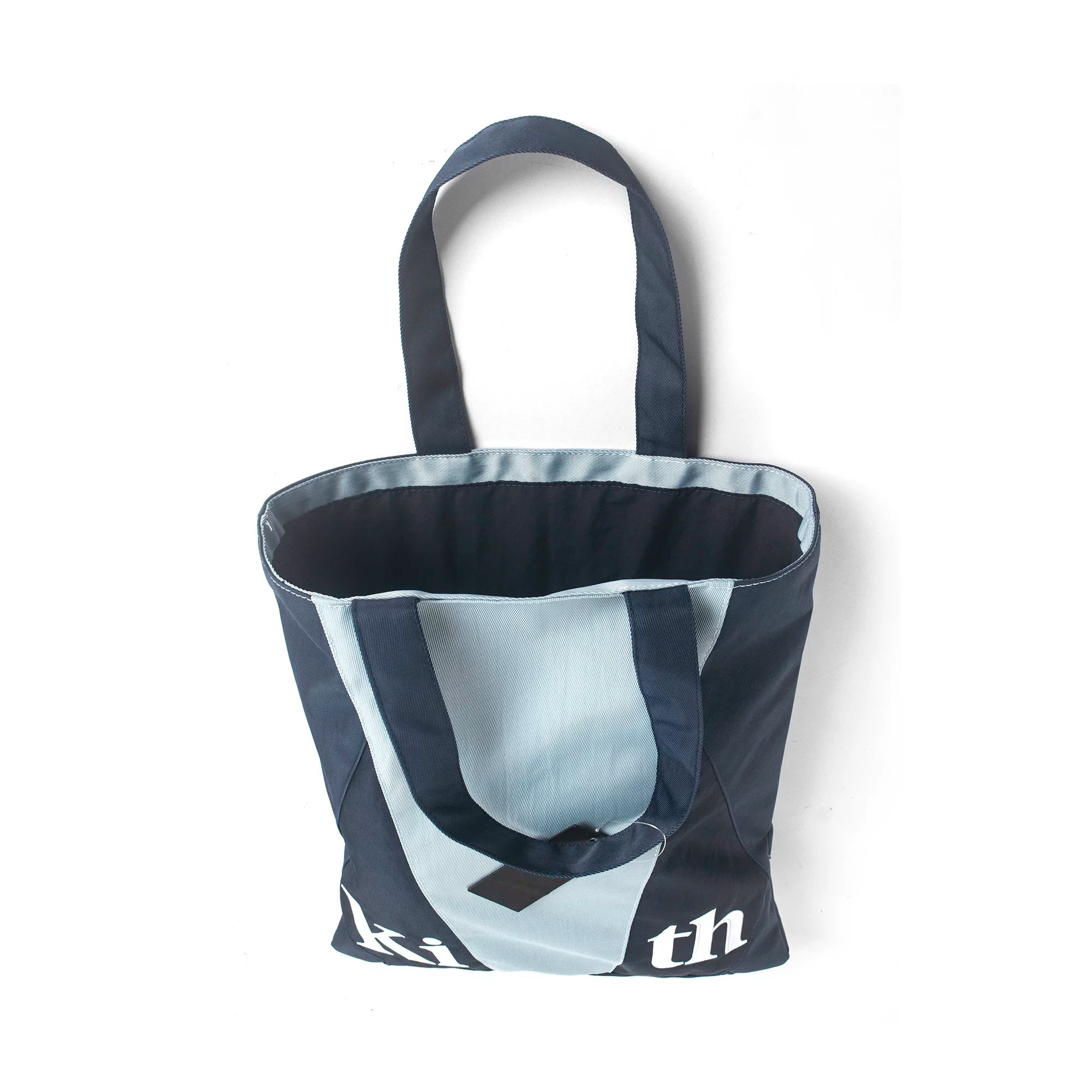 KITH nylon fabric patchwork embroidery multifunctional sports outdoor single shoulder handbag fashionable large capacity tote bag