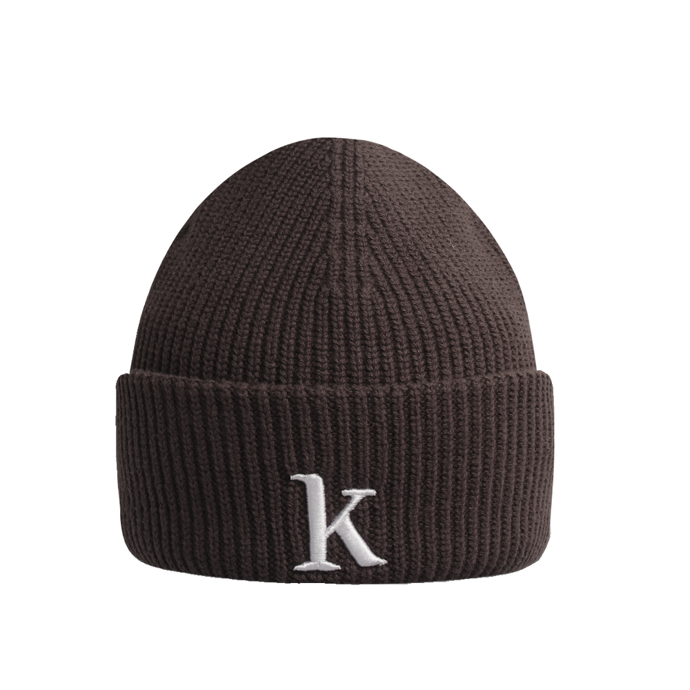 Kith Basic Embroidery K Knitted Hat Winter Warm Trendy Brand Men's and Women's Knitted Baotou Hat Street Couple Cold Hat