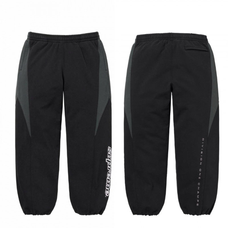 Supreme “Division One Champs” Sweatpants – Black