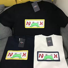 NOAH Summer New Cotton Frog Co branded Short Sleeve American Trendy Brand Loose Men's and Women's T-shirt Half Sleeve Trendy