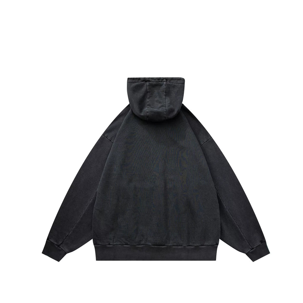 GcBrand Sweater Hoodie Heavy duty Japanese Retro Casual Washed Outdated Hoodie Hoodie