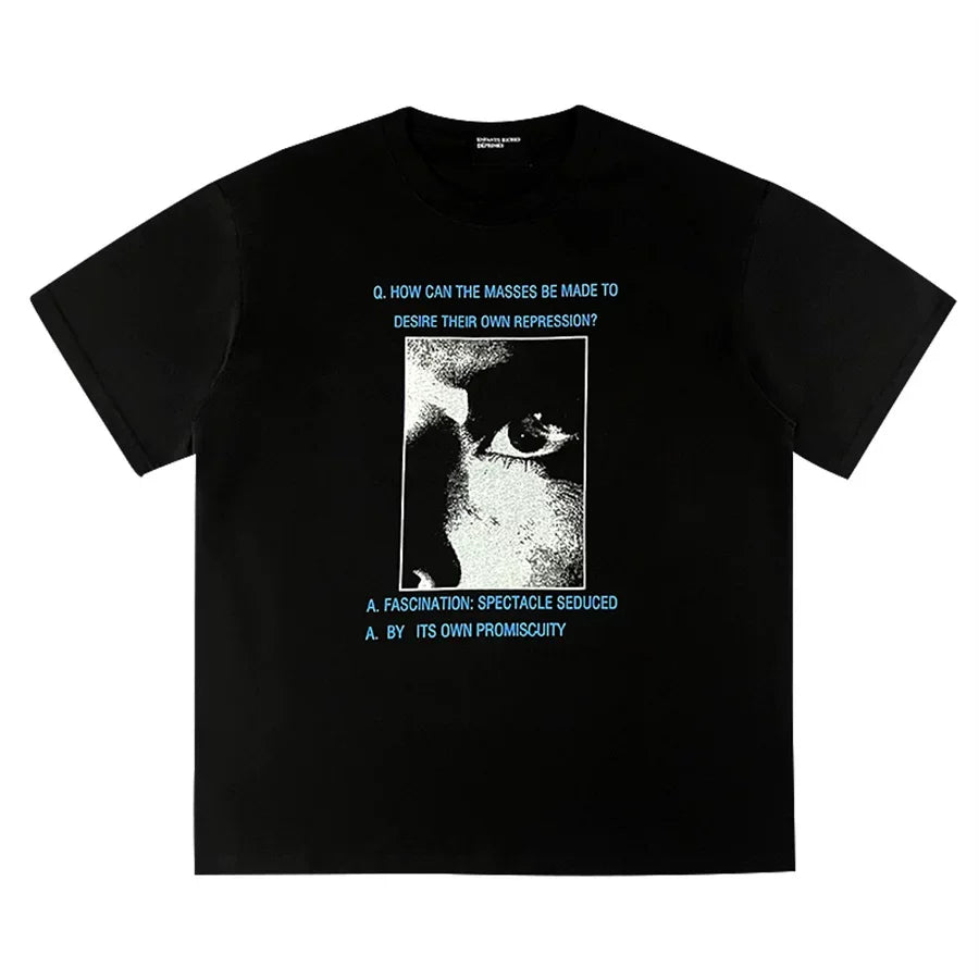 ERD Vintage Oversized Cartoon Graphic Tee Shirt