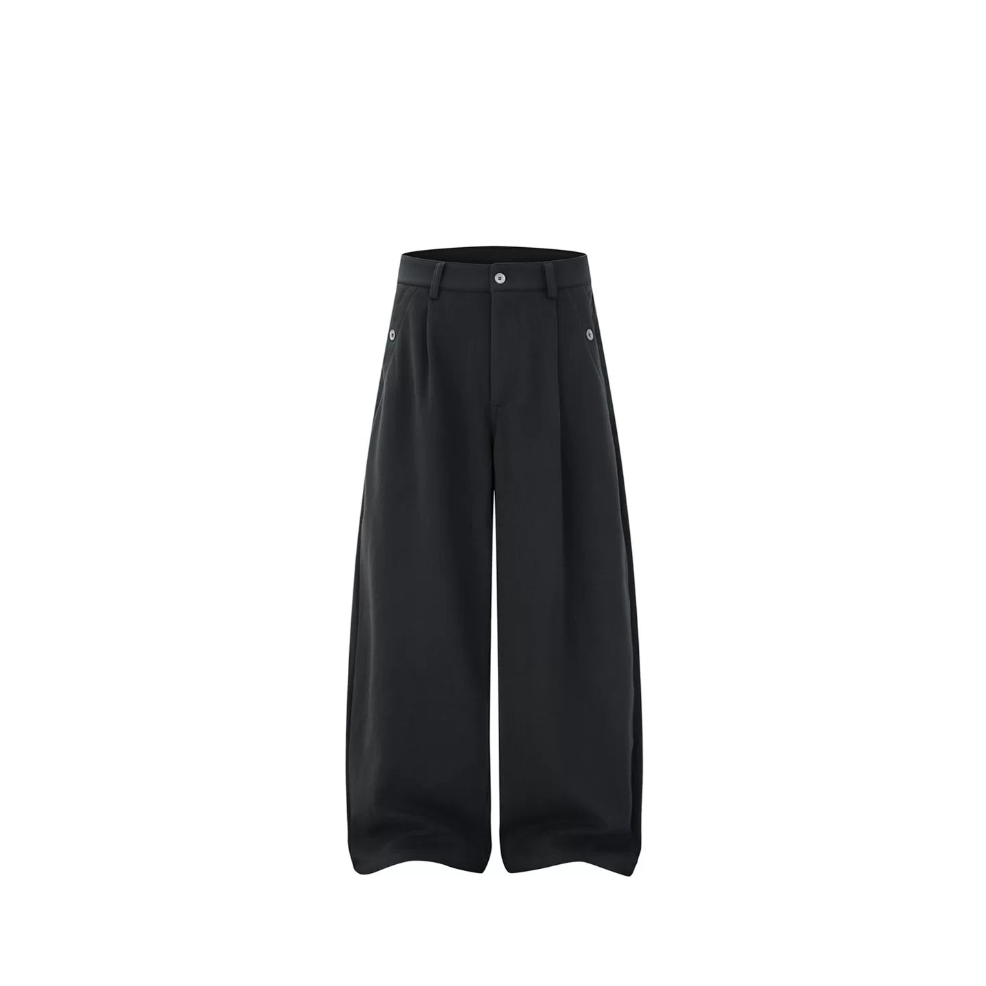 GcBrand Lab AW25 复古主题元素 美式休闲宽松直筒老钱风毛呢长裤
