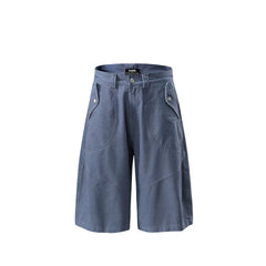 GcBrand SS26 retro themed elements washed and worn design loose straight leg pants workwear cropped pants