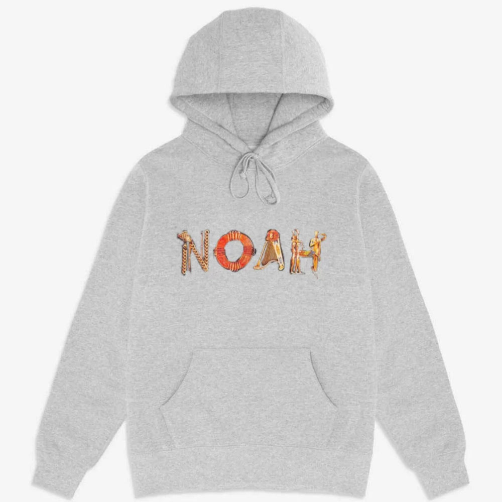 NOAH MARS niche trendy brand Egyptian pharaoh design sense American casual velvet thread splicing hooded sweatshirt