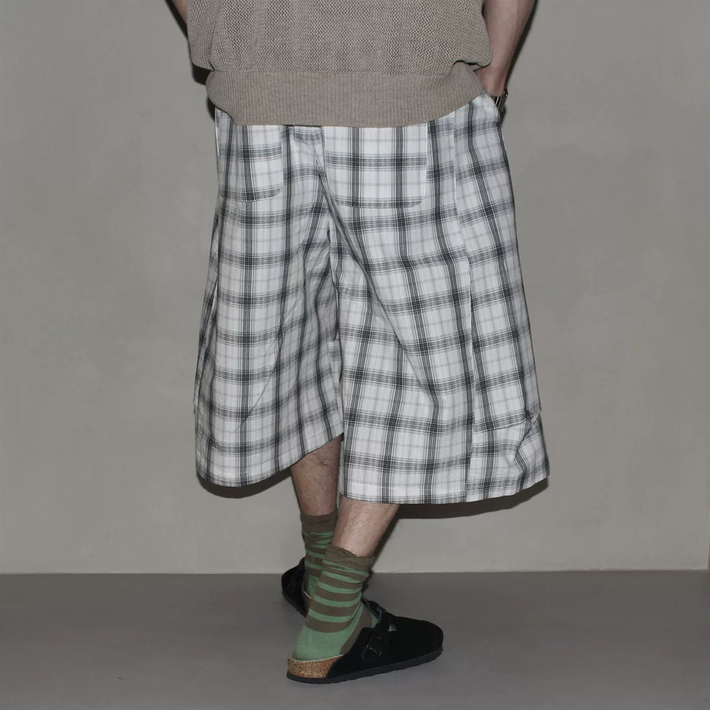 GcBrand Capri Pants SS26 Retro Street Trendy Versatile Shorts Wide Leg cropped Pants