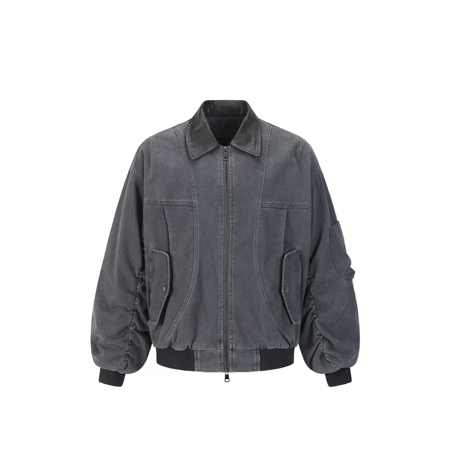 GcBrand Lab Jacket AW25 日系复古休闲宽松水洗做旧工装夹克上衣