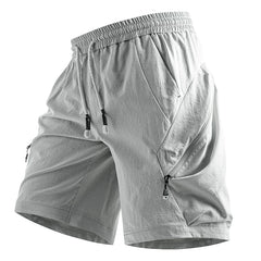 NOAH PLAY functional ice silk shorts for men in summer, thin, quick drying, loose fit, oversized casual workwear, cropped pants