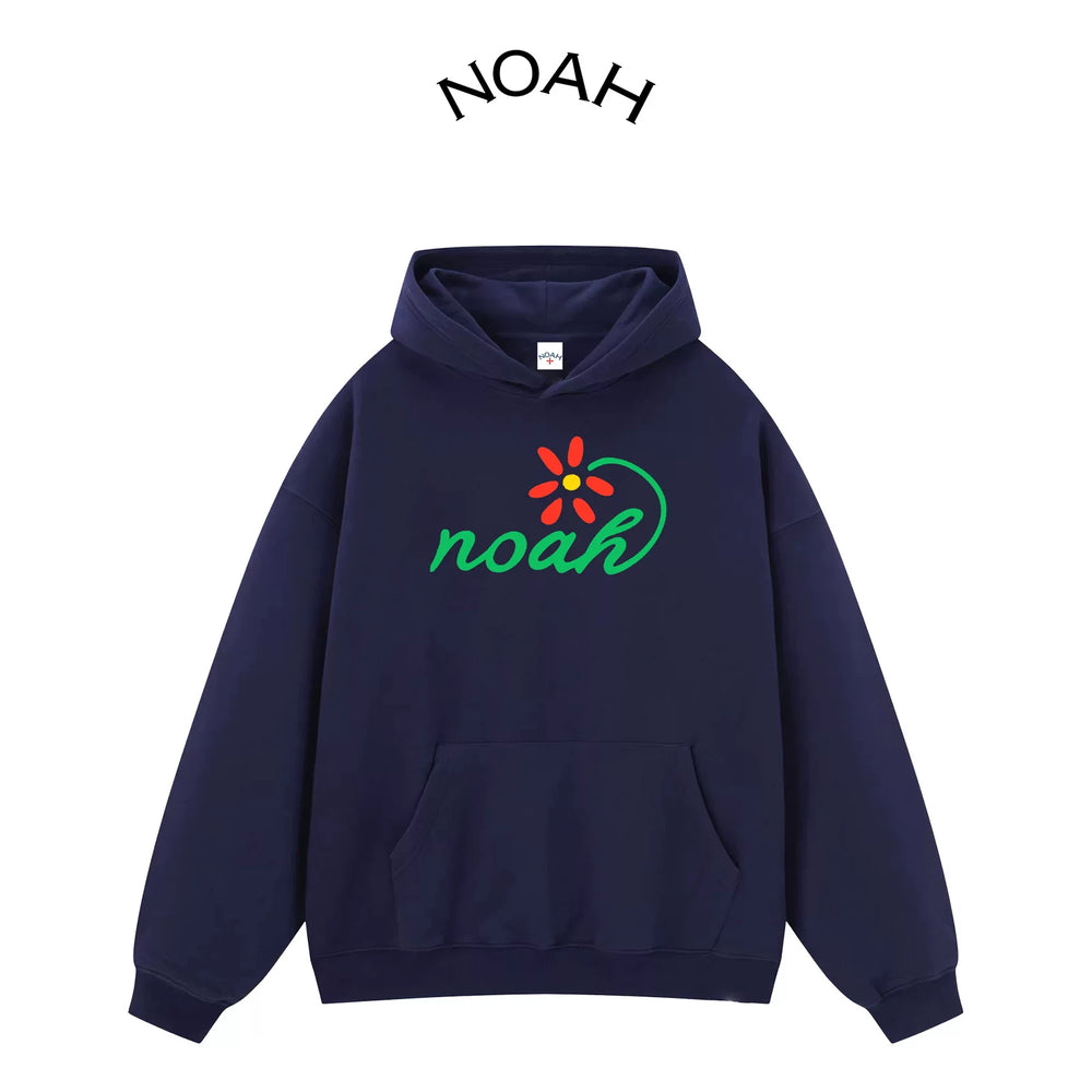 NOAH American Trendy Brand Letter Printed Hoodie Sweatshirt Men's High Street Loose Ins Autumn/Winter Plush Heavy Weight Coat