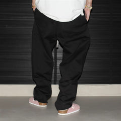 GcBrand Lab AW24 Retro Theme Elements, Hanging Wide Leg Design, Japanese Bamboo Pattern Casual Pants