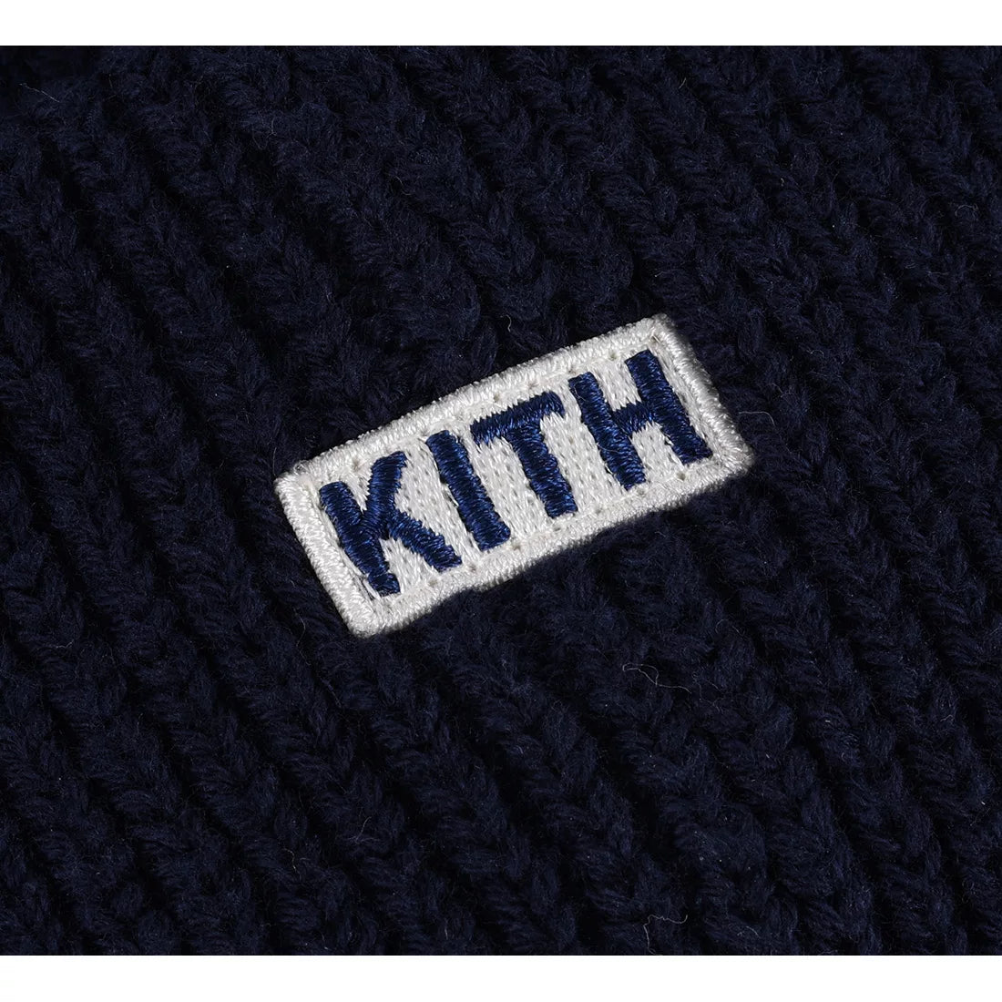 KITH New York Embroidery Knitted Hat Men's Winter Big Head Waist Cold Hat Outdoor Mountaineering Woolen Hat Baotou Warm Hat