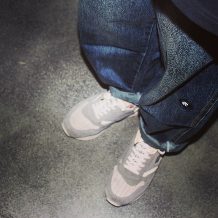 GcBrand FdbF MDNS DENIM Japanese Men's Casual Pants Devil Fish Yuwen Le Jeans Retro Trendy