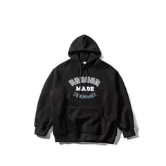 GcBrand Lab AW25 复古主题元素 英文标语设计 连帽卫衣 休闲帽衫