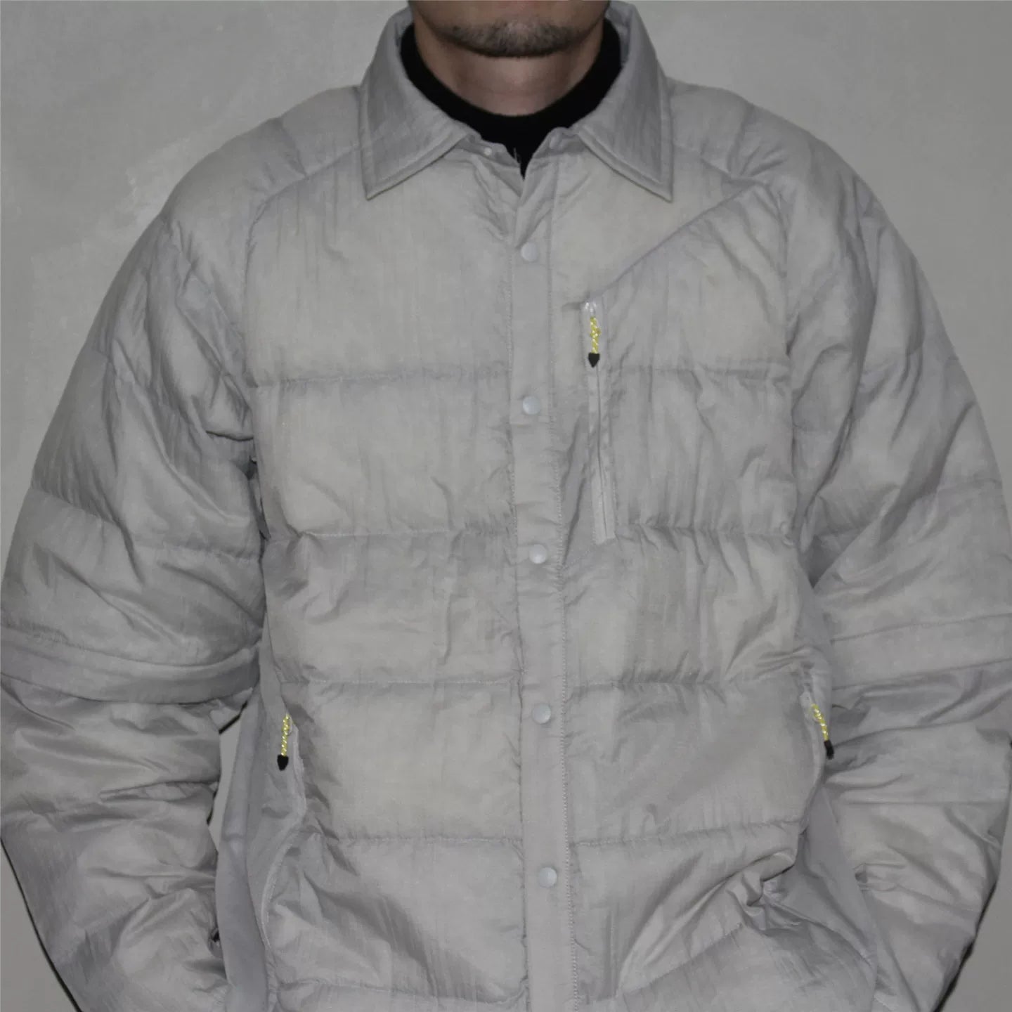 GcBrand Lab AW25 90% white duck down sleeves detachable men's and women's lightweight down jacket jacket jacket