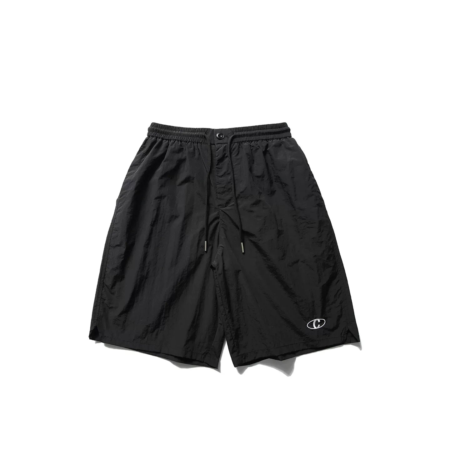 GcBrand Lab American retro casual loose basic summer nylon embroidery sports shorts five quarter pants