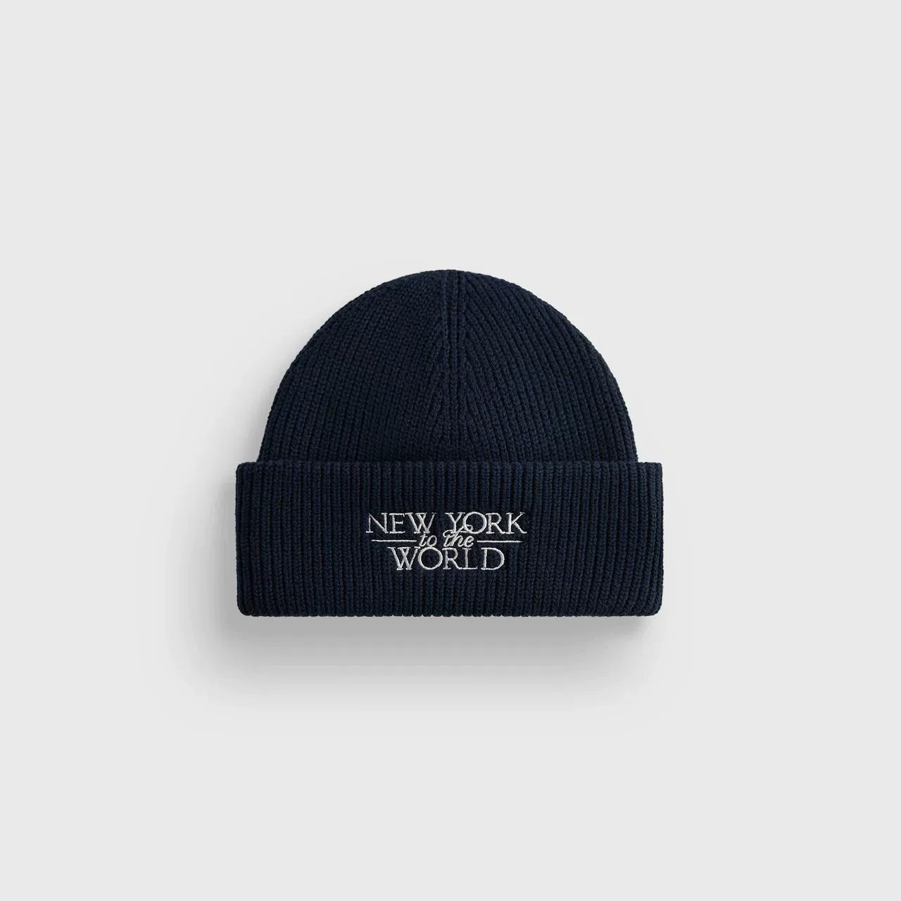 KITH New York Embroidery Knitted Hat Men's Winter Big Head Waist Cold Hat Outdoor Mountaineering Woolen Hat Baotou Warm Hat