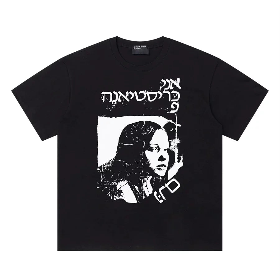 ERD Vintage Oversized Cartoon Graphic Tee Shirt