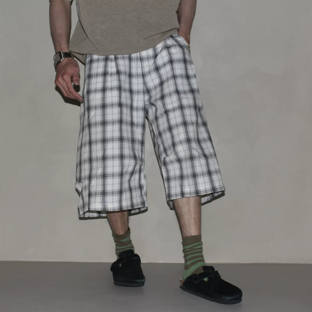 GcBrand Capri Pants SS26 Retro Street Trendy Versatile Shorts Wide Leg cropped Pants