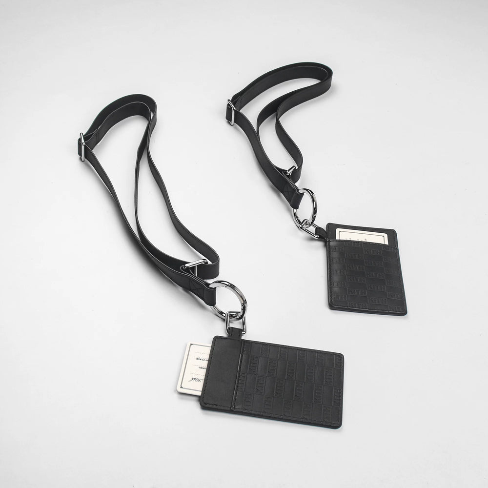 KITH bus card protective cover student meal card work card leather case badge genuine leather access card access card set card bag