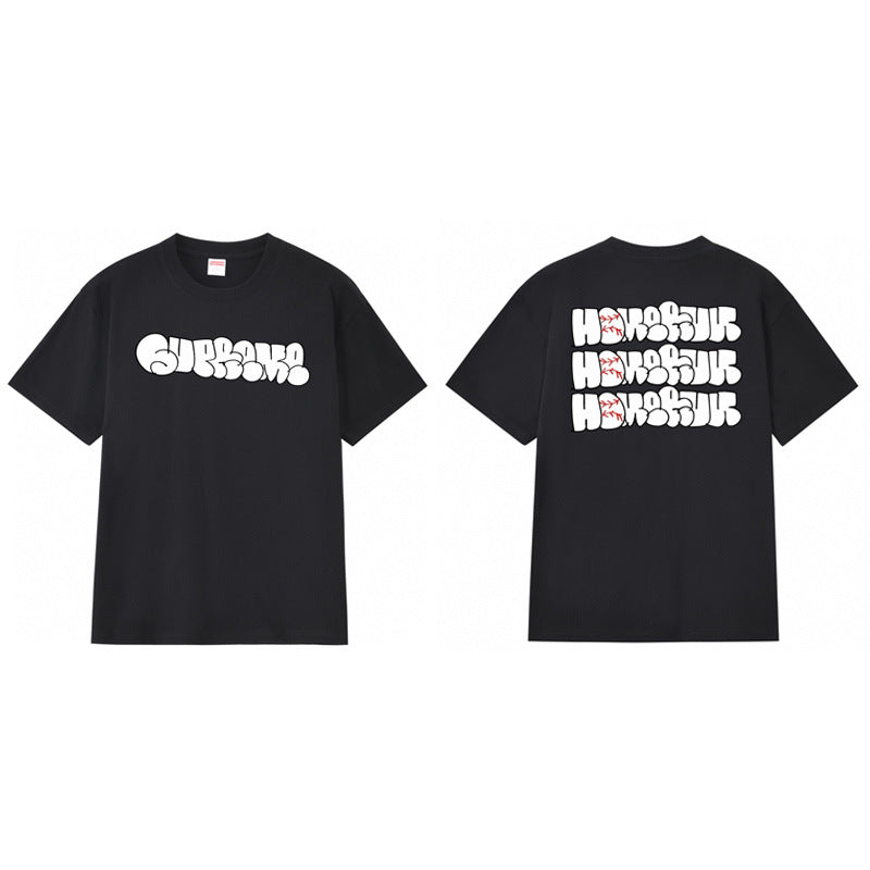 Supreme Bubble Graffiti Logo Tee – Black
