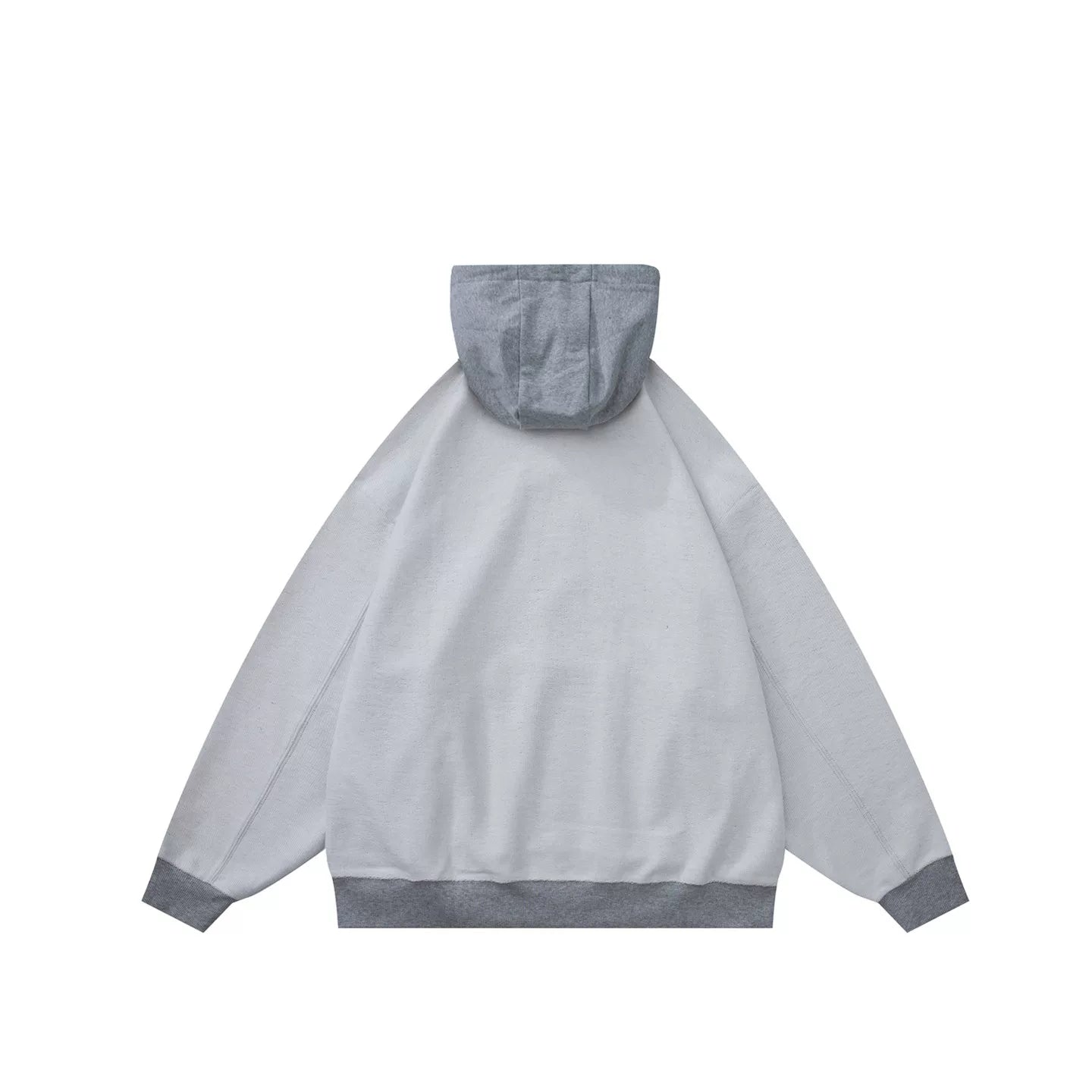 GcBrand Hoodie AW25 Heavy duty Basic Flower Grey Hoodie Retro Hoodie Hoodie with looped fabric hoodie
