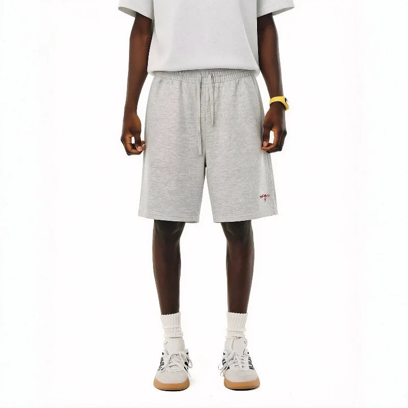 NOAH MARS lightning embroidery summer cool thin shorts five quarter pants loose knit couple sports pants men