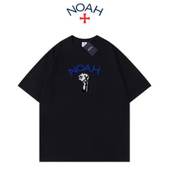 NOAH RTCC拳头美式潮牌夏季重磅纯棉百搭宽松情侣圆领短袖T恤男女