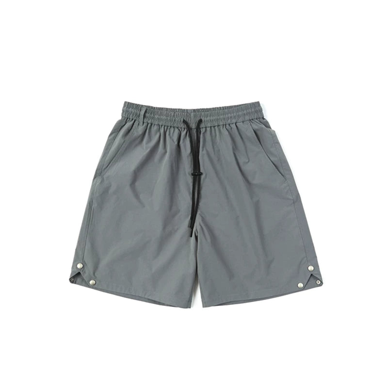 GcBrand Lab SS23 functional outdoor style pants leg button details five quarter pants drawstring sports shorts