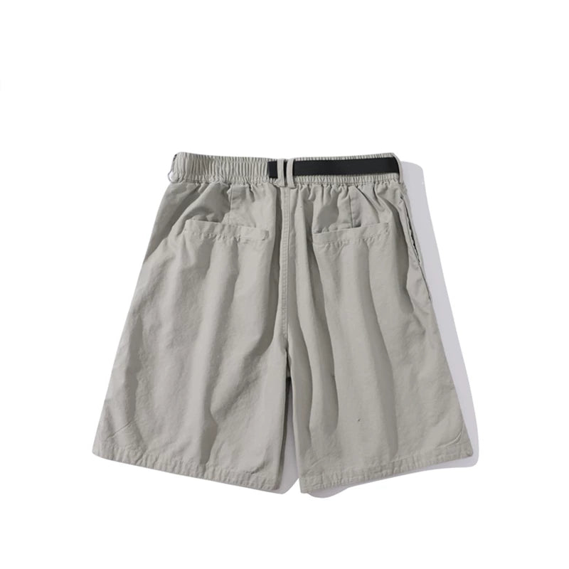 GcBrand SS24 retro themed elements with adjustable waist design, casual five quarter pants embroidered shorts