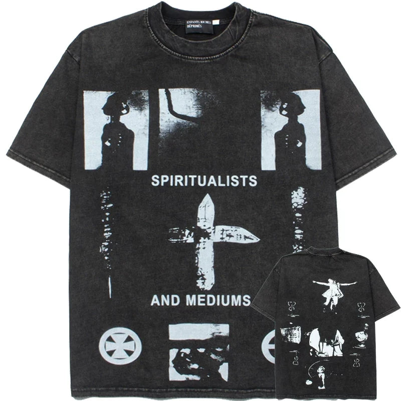 ERD Melancholy Retro Distressed Oversized Cotton Shirt