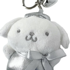 Sanrio Pompompurin Y2K Silver Mascot Keychain