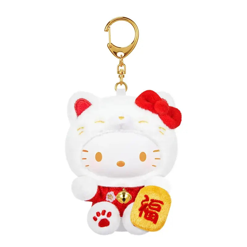 Sanrio Lucky Cat Series Plush Charm Blind Box
