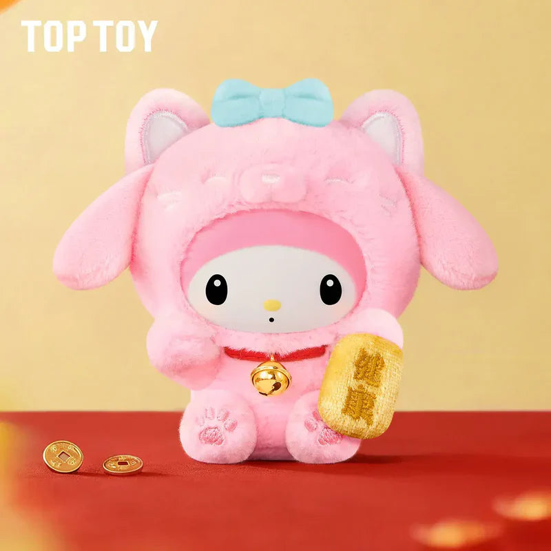 Sanrio Lucky Cat Series Plush Charm Blind Box