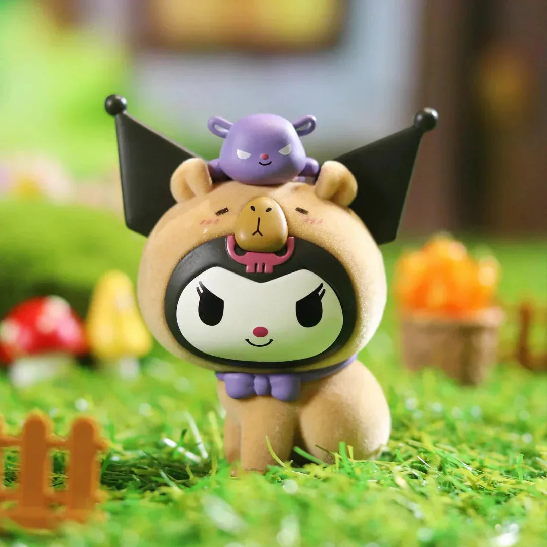 Sanrio Capybara Party Series Flocked Figures | Blind Box