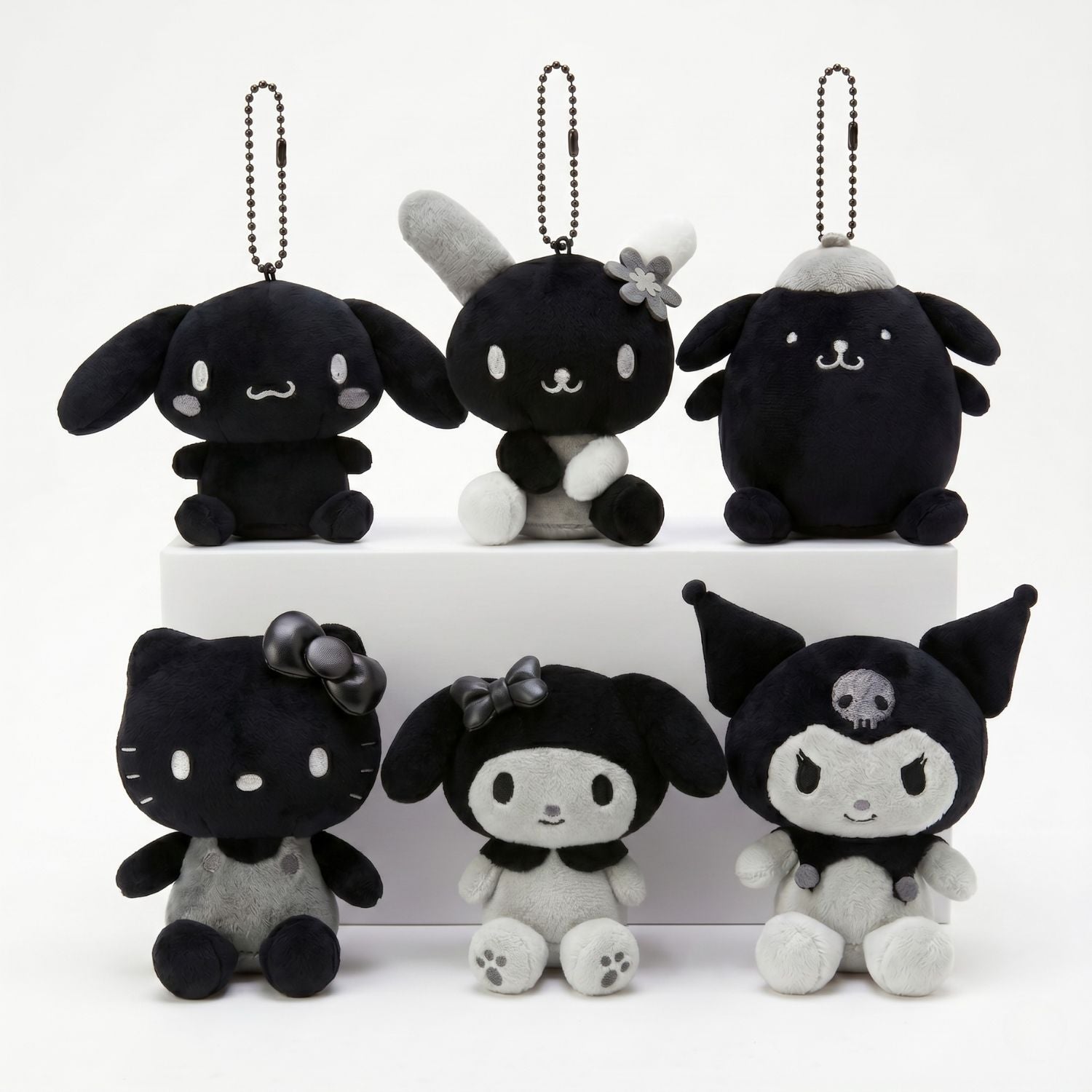 Sanrio Characters Monochrome Series Plush Mascot