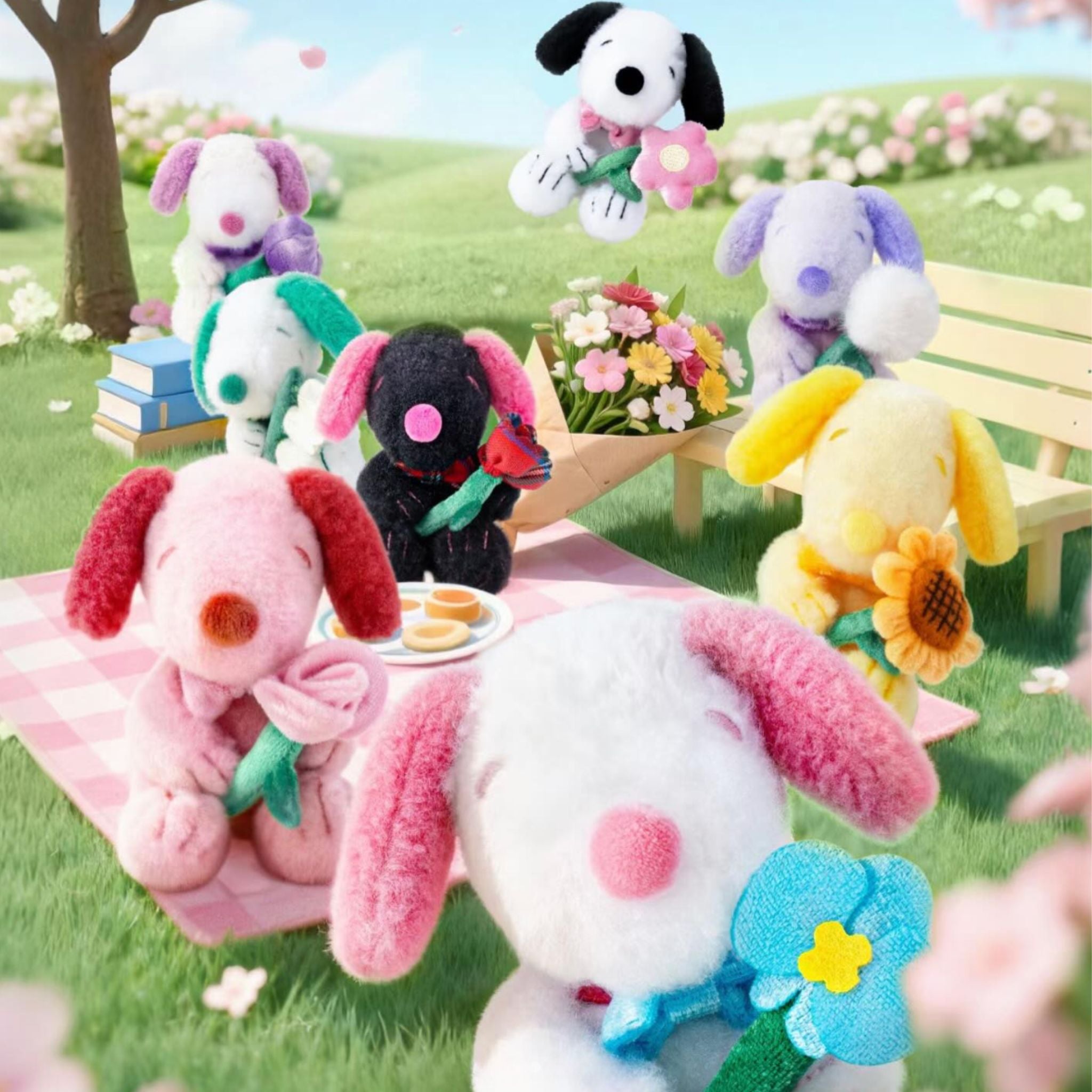 Peanuts Snoopy Flower Gift Series Plush Blind Box