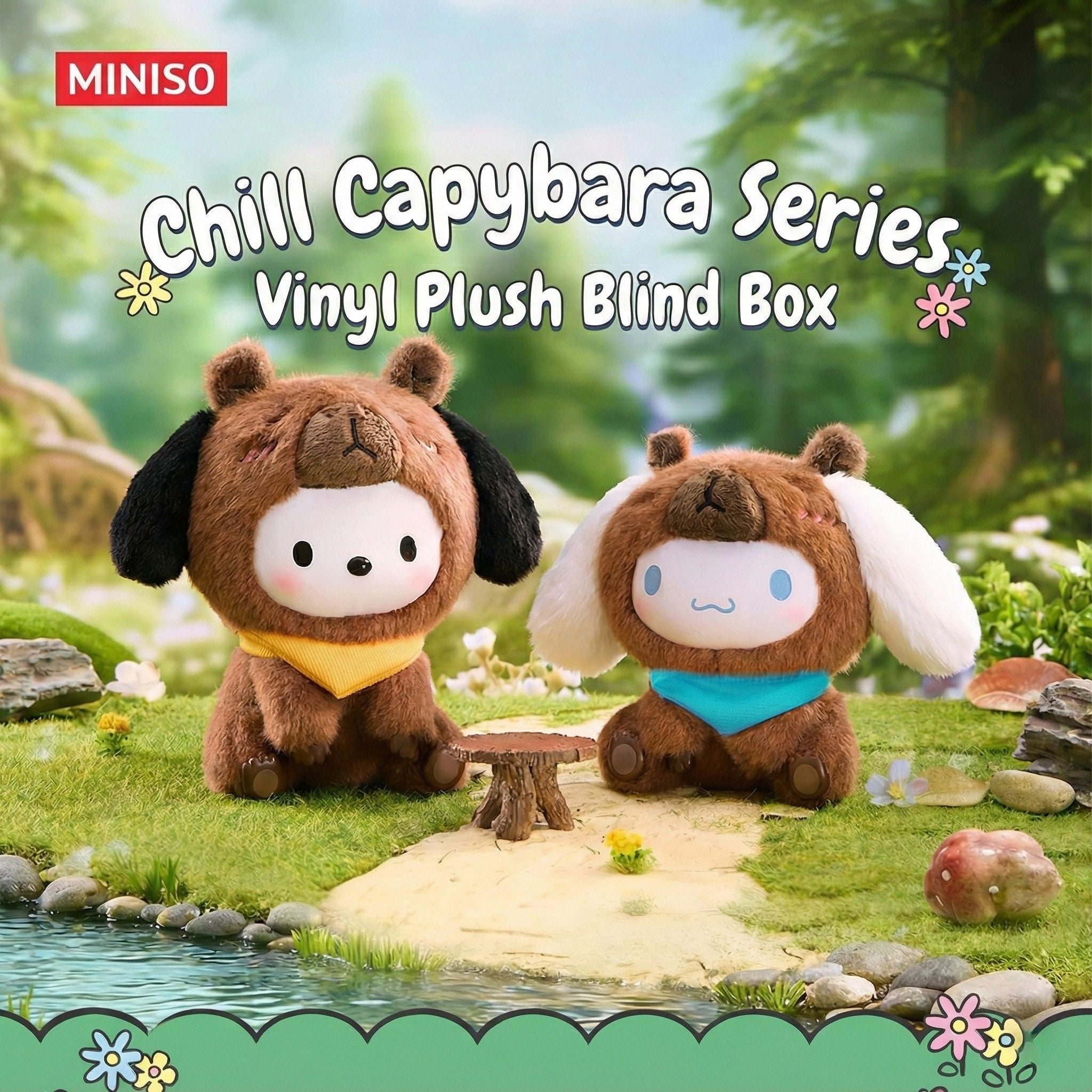 Sanrio Chill Capybara Series Vinyl Plush Pendant Blind Box