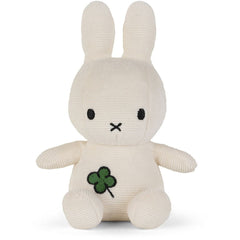 Miffy Plush Toy – Four Leaf Clover (Off-White)
