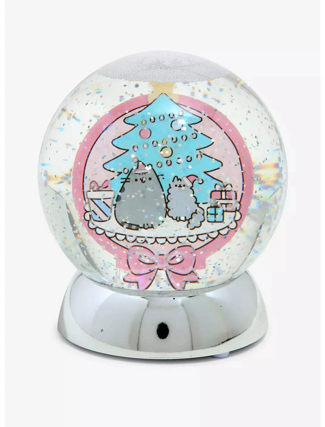 Pusheen Christmas Light Up Snowglobe