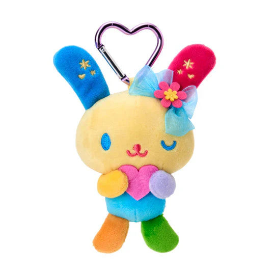Usahana Carabiner Heart Mascot Plush